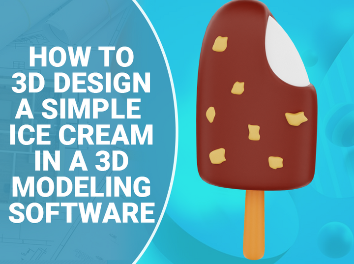 Blender 3D Ice Cream Modeling Tutorial - Quick and Easy - Blender 3D  Tutorial 