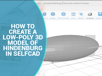 How to Create a Low-Poly 3D Model of Hindenburg in SelfCAD